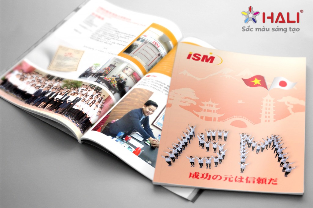 Thiết kế Brochure Công ty ISM