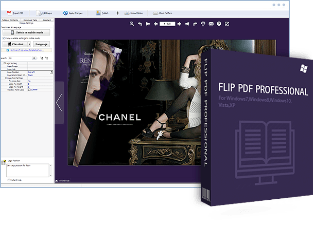 Phần mềm thiết kế catalogue Flip PDF