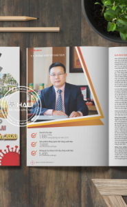 Mẫu thiết kế báo cáo thường niên F.I.T GROUP 2020